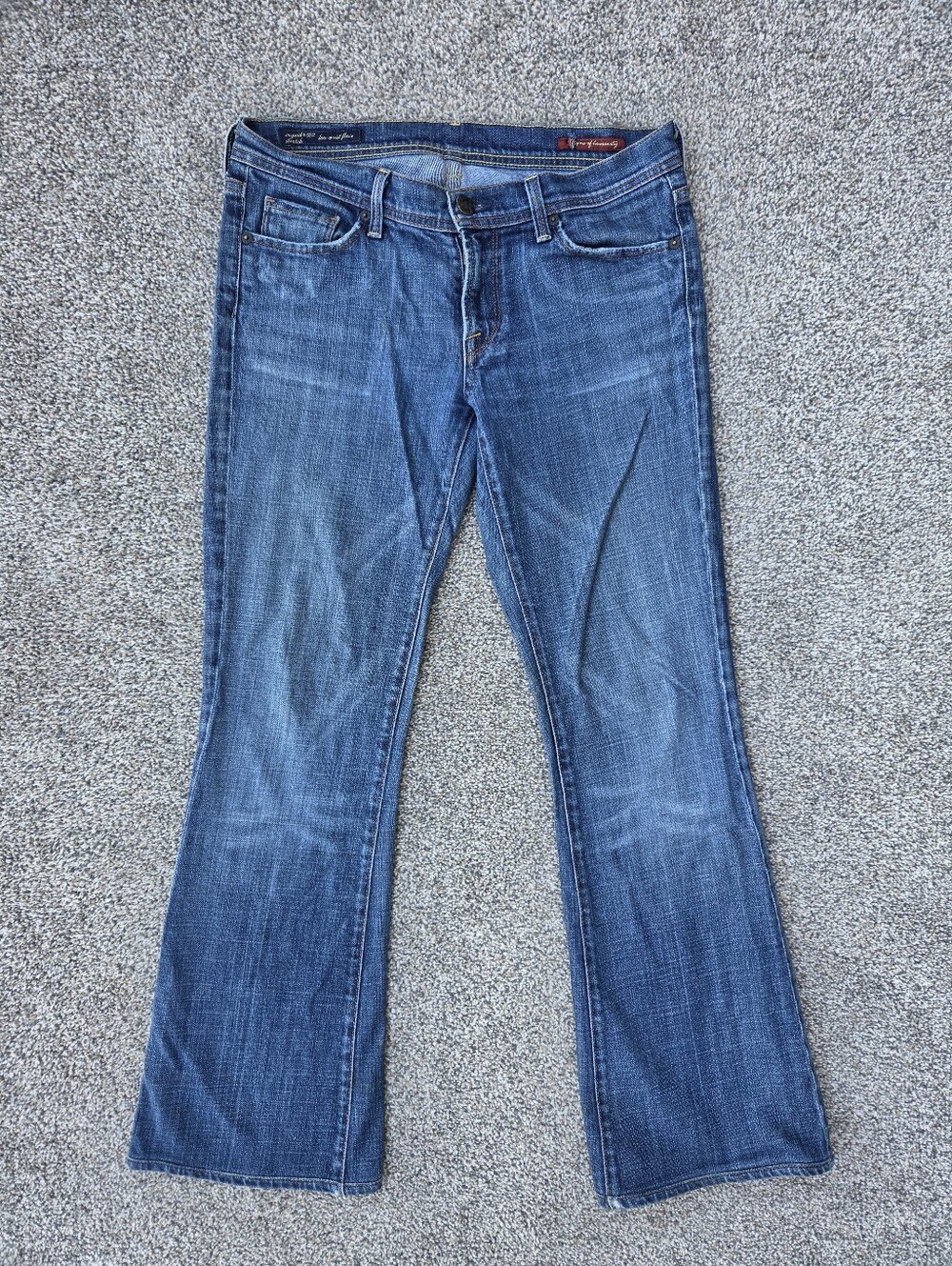 Citizens of Humanity Ingrid 002 Low Rise Flare Jeans Size 28 Made in USA Vtg